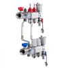 VEVOR 2-Branch Radiant Heat Manifold, 1/2" PEX Tubing Manifold, Stainless Steel PEX Manifold for Hydronic Radiant Floor Heating, Radiant Heat PEX Manifold Kit with 1/2" Adapters Included