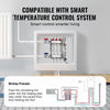 VEVOR 3-Branch Radiant Heat Manifold, 1/2" PEX Tubing Manifold, Stainless Steel PEX Manifold for Hydronic Radiant Floor Heating, Radiant Heat PEX Manifold Kit with 1/2" Adapters Included