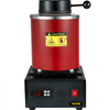 VEVOR Gold Melting Furnace, 1350W, 2102 ℉ Max Temperature, 3 kg Digital Electric Melting Furnace, with 1 kg and 3 kg Ceramic Crucible and Ingot Die for Processing of Gold, Silver, Aluminum, Copper