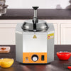VEVOR Electric Cheese Dispenser with Pump, 2.4L Commercial Hot Fudge Warmer, Stainless Steel Heated Pump Dispenser, 86-230℉ Temp Adjustable Nacho Cheese Sauce Warmer, for Hot Fudge Cheese Caramel