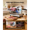 VEVOR Meat Slicer, 6.7 inch 150W Electric Deli Slicer Machine with two SUS420 Blades,  0-0.6 inch Adjustable Thickness, ETL Certified Home Food-Slicer for Meat, Ham, Baguett, Steak, ETL Approved