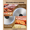 VEVOR Meat Slicer, 8.6 inch 200W Electric Deli Slicer Machine with two SUS420 Blade, 0-0.6 inch Adjustable Thickness, ETL Certified Home Food-Slicer for Meat, Ham, Baguett, Steak