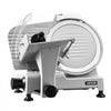 VEVOR Commercial Meat Slicer, 300W Electric Cutter, Removable 10" Carbon Steel Blade and Food Tray, 0-0.47" Adjustable Thickness Food Slicer Machine,for Frozen Meat, Ham, Baguett, Steak, ETL Approved
