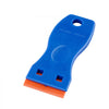 VEVOR Plastic Razor Blade Scraper, 2PCS Scraper Tool, 120PCS Plastic Blades, Cleaning Scraper Remover for Stickers, Decals, Adhesive, Labels, Paint from Glass, Car, Window, Caulk, No Scratches, Blue