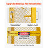 VEVOR Horizontal Cylinder Storage Cabinet, 30"L x 30"W x 70.3"H, 8 Cylinder Capacity, 4-Tier Propane Storage Cage, with Lock and Keys, Yellow Powder-Coated Carbon Steel, for Propane, Oxygen, Nitrogen