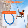VEVOR 10.2mm Dynamic Climbing Rope, 40M(131ft) Outdoor Rock Climbing Rope 25KN Breaking Tension, Stretchable Fiber Rope with Steel Snap Hooks for Escape, Rappelling, Fire Rescue, Blue