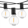 VEVOR LED Outdoor String Lights, 100FT, 2700K Dimmable Outside Patio Lights with 50 G40 Shatterproof Bulbs E12 Socket Base, Waterproof Hanging Lights for Porch Backyard Garden Balcony Party Decor