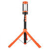 VEVOR LED Work Light with Stand, 6Ah, Rechargeable Cordless Camping Light, with 3 Lamp Heads, Detachable Tripod Stand, 2200 Lumens 3000K-6500K Dimmable, Portable Construction Lighting for Job Site