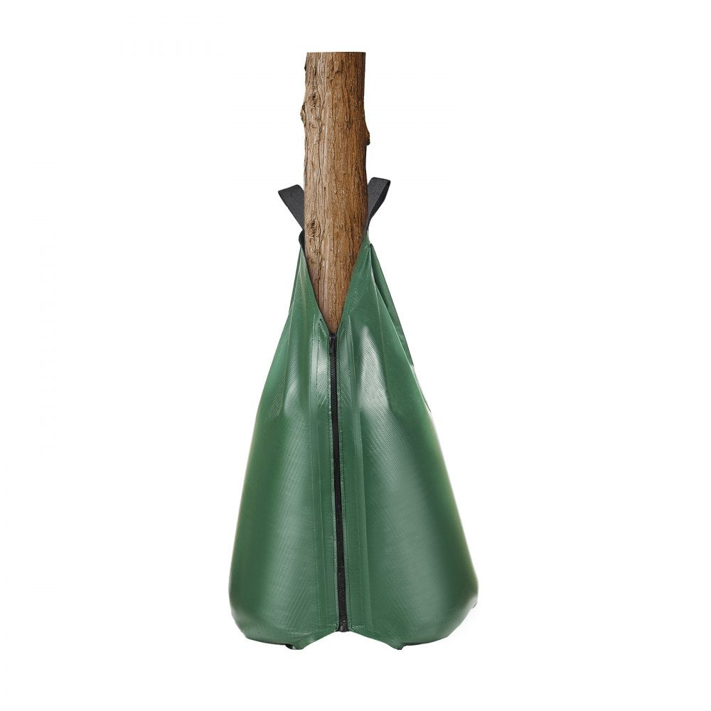VEVOR Tree Watering Bag, 4 Packs 20 Gallons Watering Bags for New Trees, 5-9 Hours Slow Release Refillable Tree Drip Irrigation Bags with Zipper, Durable Tree Watering System for Deep Root Targeting