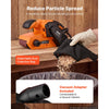 VEVOR 7A Belt Sander 3" x 21" Woodworking Belt Sander 6 Speeds 630-1200 FPM, 2-in-1 Handheld & Benchtop Sanding Machine with 2 Dust Bags, 10PCS Sanding Belts & 2 Clamps for Woodworking Projects