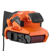 VEVOR 7A Belt Sander 3" x 21" Woodworking Belt Sander 6 Speeds 630-1200 FPM, 2-in-1 Handheld & Benchtop Sanding Machine with 2 Dust Bags, 10PCS Sanding Belts & 2 Clamps for Woodworking Projects