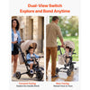 VEVOR Toddler Tricycle & Stroller for 18 Months to 5 Year Old, 7-in-1 Kids Trike with Parent Push Handle, Canopy, Rotating Seat and Storage, Tricycle for Toddlers, Birthday Toy for Boys and Girls