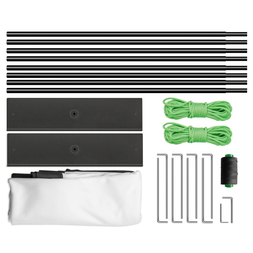 VEVOR Projector Screen with Stand 150inch Portable Movie Screen 16:9 4K HD Wide Angle Outdoor Projector Screen Stand Easy Assembly with Storage Bag for Home Theater Office Outdoor Use