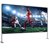 VEVOR Movie Screen with Stand 180inch Portable Projector Screen 16:9 4K HD Wide Angle Outdoor Projector Screen with Stand Easy Assembly with Storage Bag for Indoor and Outdoor Use