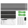VEVOR Movie Screen with Stand 180inch Portable Projector Screen 16:9 4K HD Wide Angle Outdoor Projector Screen with Stand Easy Assembly with Storage Bag for Indoor and Outdoor Use