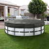 VEVOR 18 Ft Round Pool Cover, Solar Covers for Above Ground Pools, Safety Pool Cover with Drawstring Design, 420D Oxford Fabric Winter Pool Cover, Waterproof and Dustproof, Black