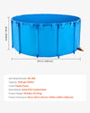 VEVOR canvas fish pond - installation/usage detail