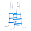 VEVOR Above Ground Pool Ladder, 3-Step Steel A-Frame Swimming Pool Stairs for 36 in High Wall, 300 lbs Capacity Entry/Exit Steps with Secure Non-Slip Sturdy Wide Step, Easy Setup, White & Blue