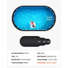 VEVOR Oval Pool Liner Pad, 12 x 24 ft Pool Liner Pad for Above Ground Swimming Pools, Extra-Thick Pool Mat, Prevents Punctures, Recycled Geotextile Material Underlayment Pad, Extend Liner Life