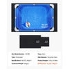 VEVOR Rectangle Pool Liner Pad, 16 x 32 ft Pool Liner Pad for Above Ground Swimming Pools, Extra-Thick Pool Mat, Prevents Punctures, Recycled Geotextile Material Underlayment Pad, Extend Liner Life