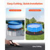 VEVOR 21ft Round Pool Liner Pad, Pool Liner Pad for Above Ground Swimming Pools, Extra-Thick Pool Mat, Prevents Punctures, Recycled Geotextile Material Underlayment Pad, Extend Liner Life