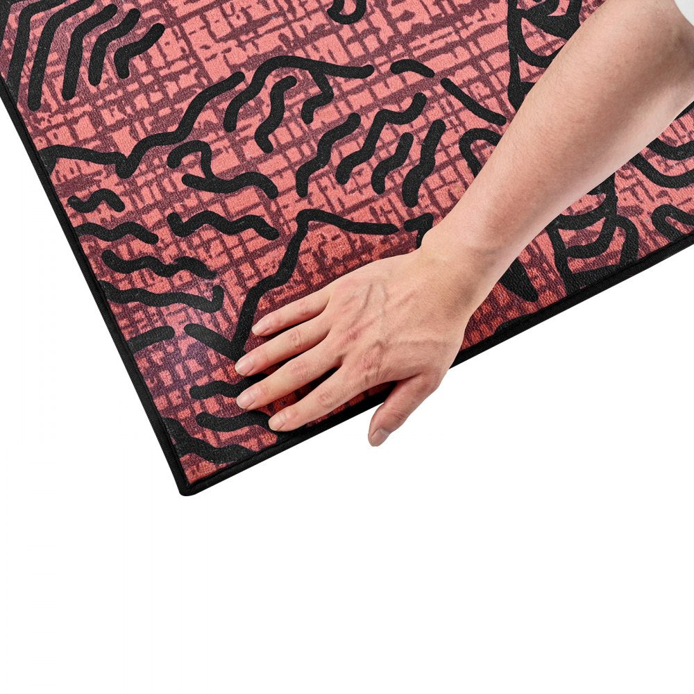VEVOR Rug Gripper, 12 PCS, Strong Adhesive and Residue-Free, Double Sided Non-Slip Carpet Stickers for Area Rugs, Keep Corners from Curling and Bunching, for Holding Rugs in Place on Hardwood Floors