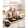 VEVOR Electric Cooktop 36inch 5 Burners Stove Top 8800W 220V No Plug, Ceramic Built-in Radiant Electric Stove , with 11 Power Levels, Timer, Child Lock, Over-Heat Guard, Knob/Touch Control