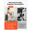 VEVOR Laundry Pedestal, 23 in Height, 29 x 29 in Washer and Dryer Pedestals with Pull-out Tray and Storage Space, 700 lbs Load Capacity, Non-Slip Feet Washing Machine Stand Universal Fit, White