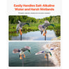 VEVOR Spinning Wing Motion Duck Decoys, Outdoor Teal Decoys for Hunting, Floating Duck for Pool, Pond, and Lake, Realistic Plastic Duck Hunting Decoy, Garden Yard Decoration, Easy to Carry, 1-Pack