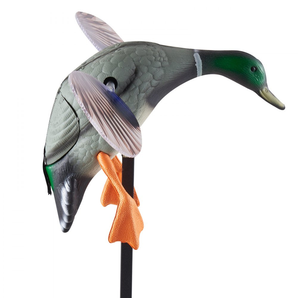 VEVOR Spinning Wing Motion Duck Decoys, Outdoor Teal Decoys for Hunting, Floating Duck for Pool, Pond, and Lake, Realistic Plastic Duck Hunting Decoy, Garden Yard Decoration, Easy to Carry, 1-Pack