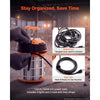 VEVOR LED Temporary Work Lights 100W 13000LM 5000K LED Construction Lights, Hanging Portable Linkable Jobsite Lighting, Daisy Chain 8 Units, 10 ft Power Cord, for Construction Sites, Workshop, 2 Pack