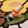 VEVOR Carpet Trimmer with Shearing Guide, 200W Electric Speed Adjustable Rug Carver, Wooden Handle Carpet Carving Clippers, Tufting Shears with 2 Blades, for Handmade Rug Cleaning and Tufted Rug