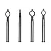 VEVOR Blacksmith Tongs, 18” 4 PCS, V-Bit Bolt Tongs, Wolf Jaw Tongs, Z V-Bit Tongs and Gripping Tongs, Carbon Steel Forge Tongs with A3 Steel Rivets, for Beginner and Seasoned Blacksmiths, Bladesmiths