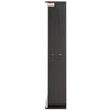 VEVOR Media Storage Cabinet, 5-layer DVD Shelf Holds up to 240 CDs, Adjustable CD Shelves, Protects & Organizes Music, Movie, Video Games or Memorabilia Collections, Espresso
