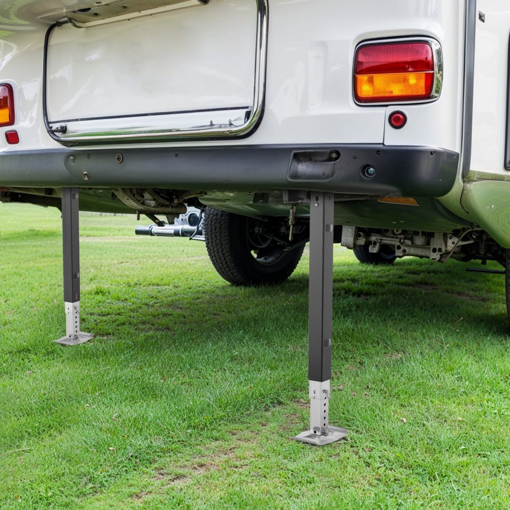 VEVOR RV Follow Fifth Wheel Landing Gear Leg 179014, 32.5-Inch 5th Wheel Landing Gear Universal Replacement Compatible with Lippert Venture, Atwood, Stromberg Carlson Systems, with Pin and Base, Black