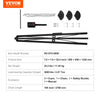 VEVOR 5th Wheel Tripod Stabilizer, 5000 LBS Load Capacity Tripod Fifth Wheel Stabilizer, 35"-57" Adjustable Height RV Gooseneck Stabilizer, Tripod Jack for Fifth-Wheel Trailers, RVs, and Campers