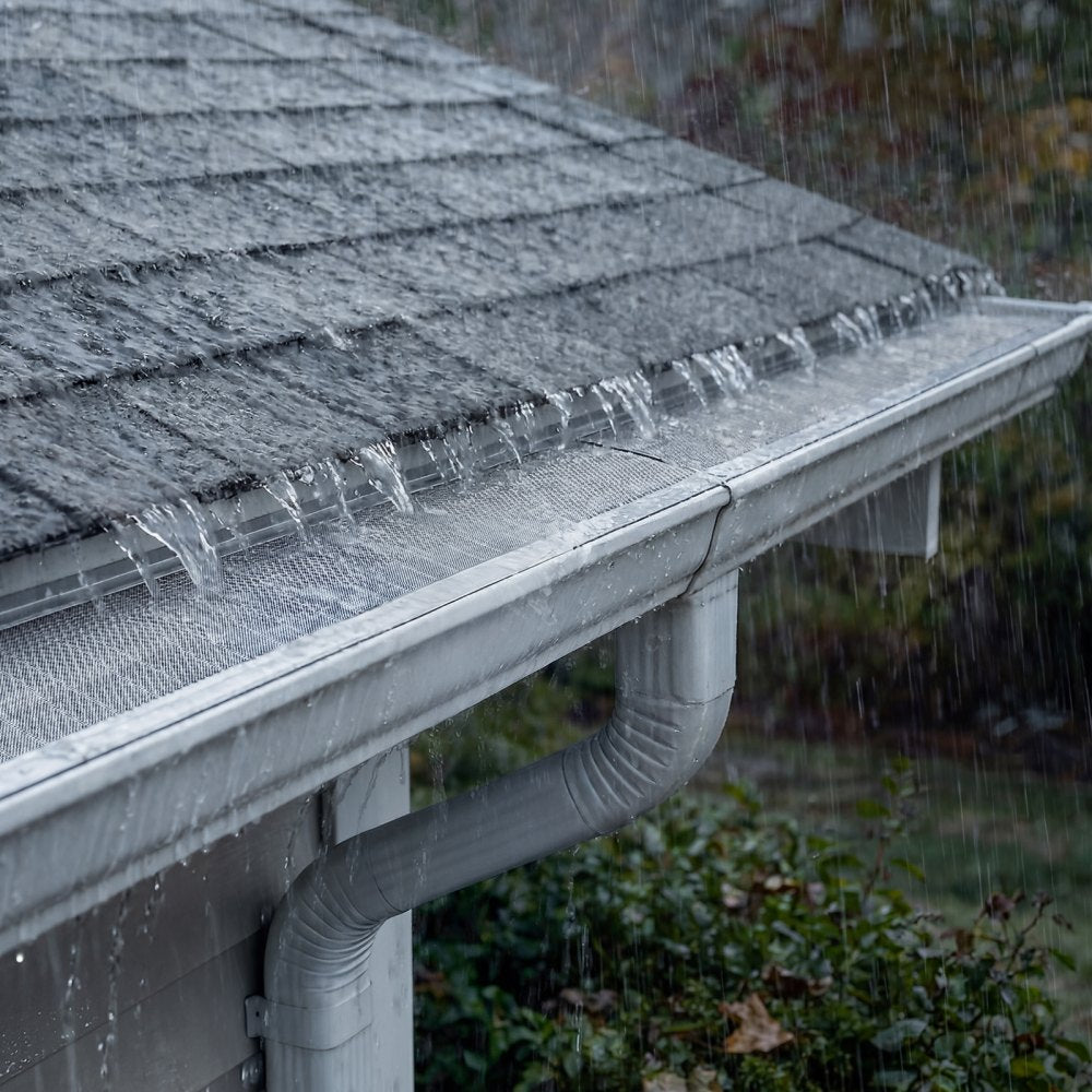 VEVOR Gutter Guard, 5 in Aluminum Gutter Cover with Stainless Steel Micro Mesh, Heavy-Duty 48ft Length, 0.04in Thick, Leaf Guard for Debris and Pine Needles, Easy DIY Install, Screws Included, 12 PCS