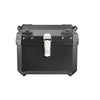 VEVOR Motorcycle Top Case 45L Universal Waterproof ABS Motorcycle Tail Case, Detachable Motorbike Top Box with Security Lock & Leather Liner for Luggage Storage