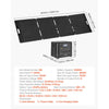 VEVOR Portable Power Station with 200W Solar Panel, 1800W Solar Generator Power Station, 1008Wh LiFePO4 Battery Backup with 9 Output Ports for for Home Emergency, Outdoor Camping, RV Travel