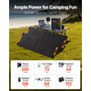 VEVOR Portable Power Station with 2PCS 200W Solar Panels, 3000W Solar Generator Power Station, 3072Wh LiFePO4 Battery Backup with 15 Output Ports for for Home Emergency, Outdoor Camping, RV Travel