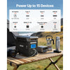 VEVOR Portable Power Station, 3000W Solar Generator Power Station, 3072Wh LiFePO4 Battery Backup with 15 Output Ports for for Home Emergency, Outdoor Camping, RV Travel (Solar Panel NOT Included)