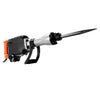 VEVOR Demolition Jack Hammer, 2200W Electric Jackhammer Heavy Duty, 1350 BPM Concrete Breaker, 2pcs Chisels Bit Chipping with Case, Black