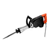 VEVOR Demolition Jack Hammer, 2200W Electric Jackhammer Heavy Duty, 1350 BPM Concrete Breaker, 2pcs Chisels Bit Chipping with Case, Black