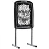VEVOR 9 Hole Baseball Net, 21"x29" Softball Baseball Training Equipment for Hitting Pitching Practice, Heavy Duty Height Adjustable Trainer Aid with Strike Zone & 4 Ground Stakes, for Youth Adults