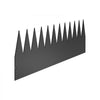 VEVOR Steel Landscape Edging, 3 Packs 40 x 8 in Rust-Resistant Metal Landscape Edging, Bendable Garden Edging Border, Heavy Duty Lawn Edging, Easy-to-Install, Flower Bed Yard Pathway Divider Black