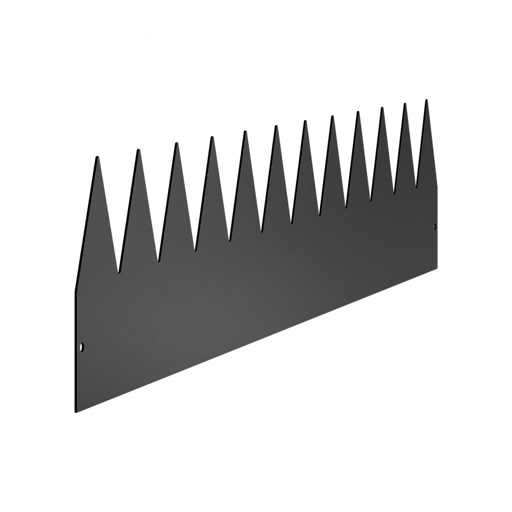 VEVOR Steel Landscape Edging, 3 Packs 40 x 8 in Rust-Resistant Metal Landscape Edging, Bendable Garden Edging Border, Heavy Duty Lawn Edging, Easy-to-Install, Flower Bed Yard Pathway Divider Black