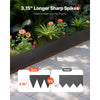 VEVOR Steel Landscape Edging, 3 Packs 40 x 6 in Rust-Resistant Metal Landscape Edging, Bendable Garden Edging Border, Heavy Duty Lawn Edging, Easy-to-Install, Flower Bed Yard Pathway Divider Black