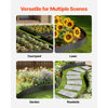 VEVOR Steel Landscape Edging, 3 Packs 40 x 6 in Rust-Resistant Metal Landscape Edging, Bendable Garden Edging Border, Heavy Duty Lawn Edging, Easy-to-Install, Flower Bed Yard Pathway Divider Black