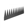 VEVOR Steel Landscape Edging, 3 Packs 40 x 6 in Rust-Resistant Metal Landscape Edging, Bendable Garden Edging Border, Heavy Duty Lawn Edging, Easy-to-Install, Flower Bed Yard Pathway Divider Black