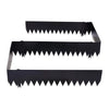 VEVOR Galvanized Steel Landscape Edging, 6-Pack 40 x 10 Inch Metal Edging for Landscaping with 8 Mounting Clips, Heavy Duty Metal Garden Edge Border for Flower Bed, Yard Pathway, Black
